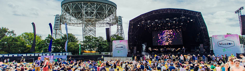 bluedot festival, Jodrell Bank.