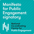 Manifesto for Public Engagement signatory logo