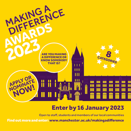 Making a Difference Awards 2023 – now open!