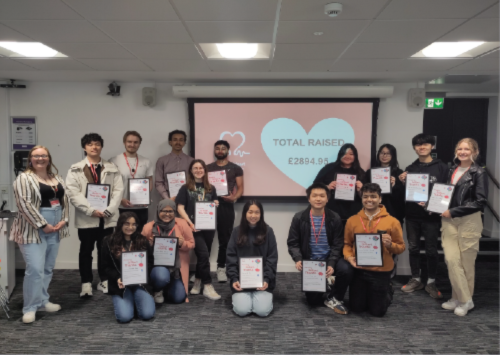 British Heart Foundation pop-up shops: AMBS students raise funds and gain valuable experience