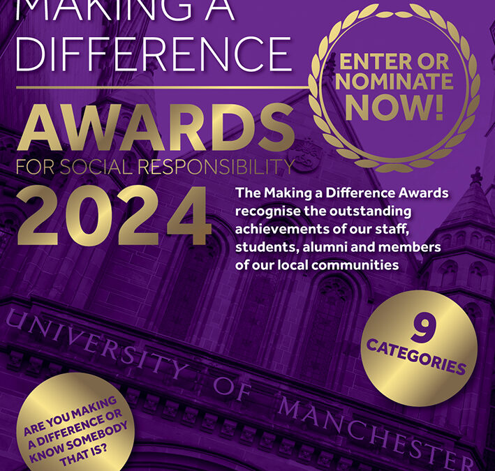 Making a Difference Awards – now open for entries