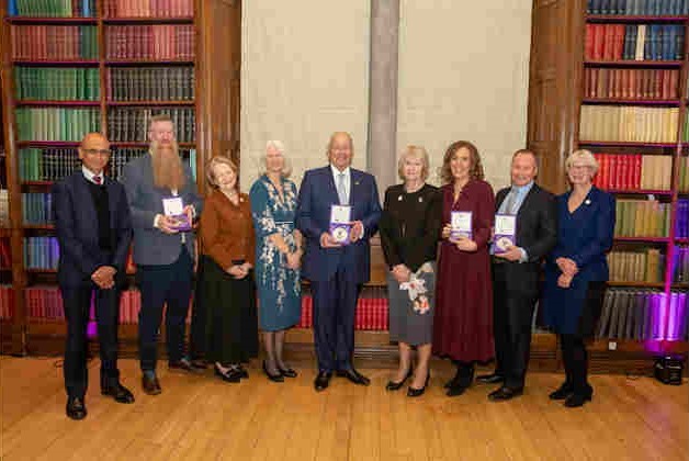 Medals of Honour for charity leaders and philanthropist