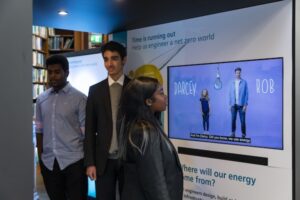 Students at Jodrell bank