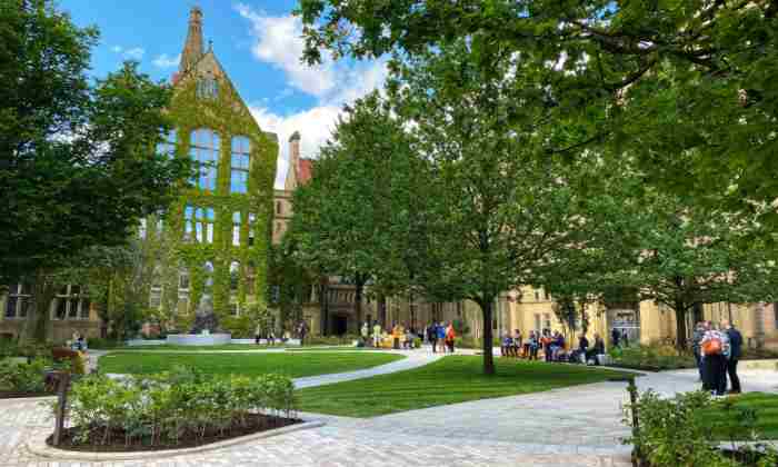 Regenerated Old Quad reopens to celebrate 200 years of education