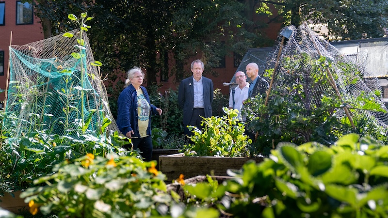Our new President and Vice-Chancellor visits Ardwick