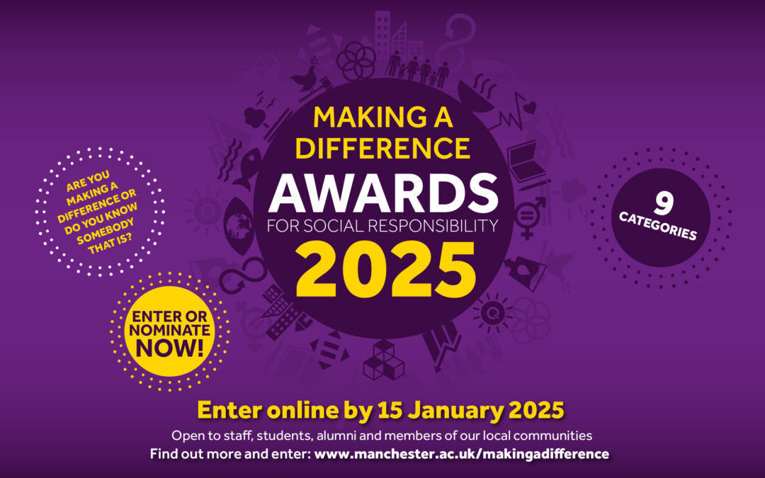 Our Making a Difference Awards are now open for entries 