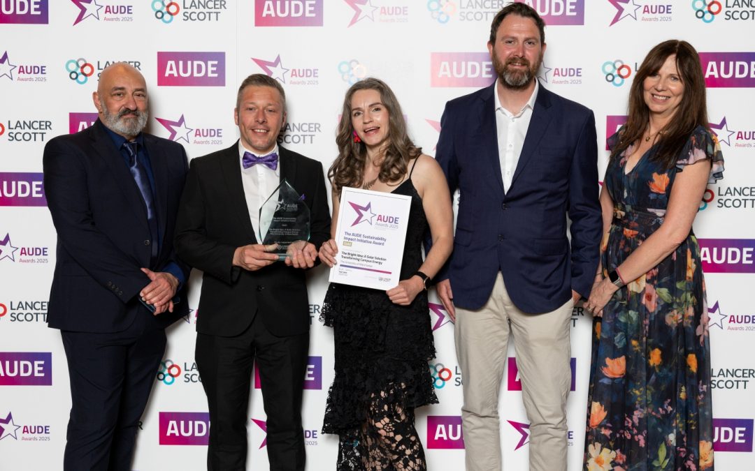 University celebrates gold win at 2025 AUDE Awards