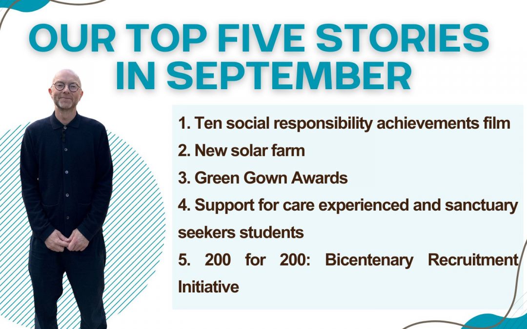 Our top five stories in September