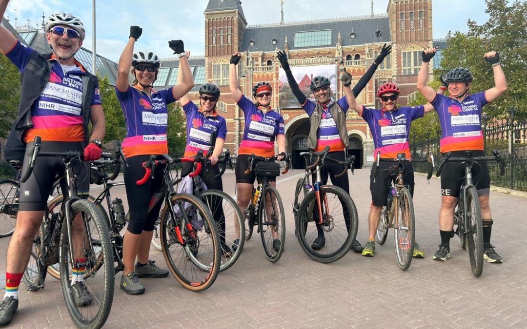 Charity cycle from Manchester to Amsterdam