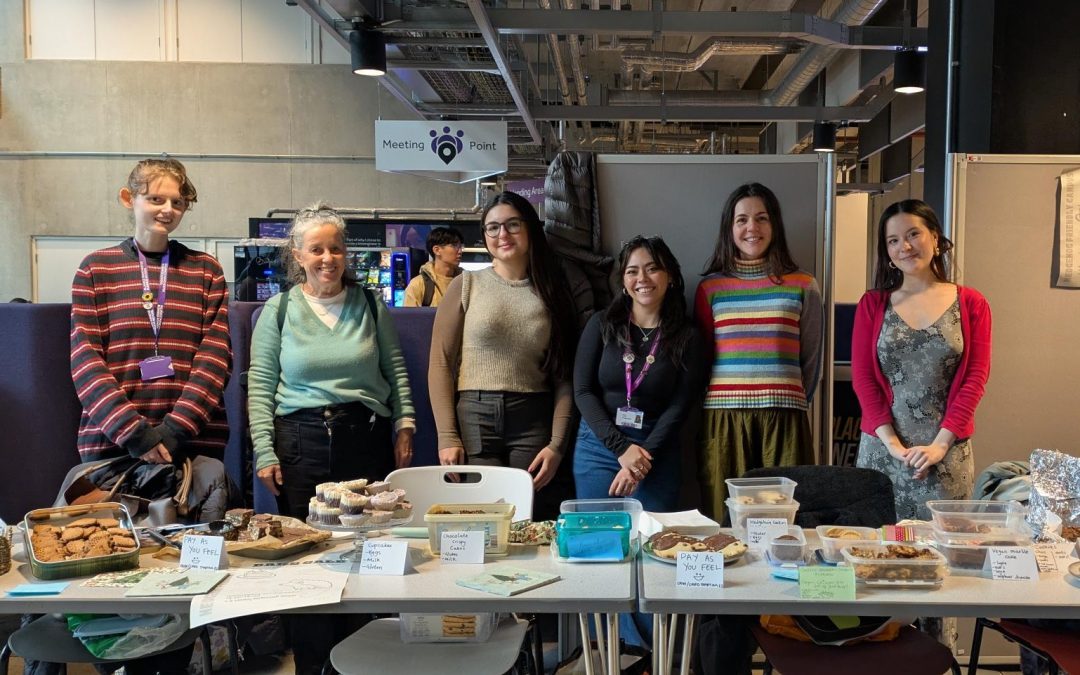 Hedgehog Friendly Action group hosts a winter bakesale and chooses a logo
