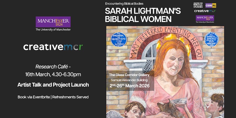 Encountering Biblical Bodies: Sarah Lightman’s Biblical Women event