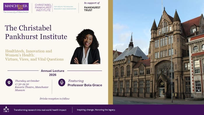 Christabel Pankhurst Institute Annual Lecture 2026